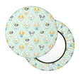 thumbnail image 7 of Uemuo Different Breeds of Dogs Pattern Round Bar Stool Seat Covers Washable Stool Cushion Slipcover Elastic Bar Chair Covers-12 inch, 7 of 7