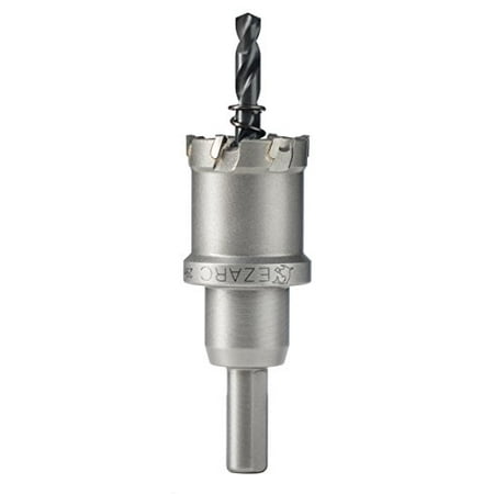 

EZARC Carbide Hole Cutter for Thick Metal Deep Cut Hole Saw for Stainless Steel Metal Pipes and Hard Material CHS-25M 7/8 22mm