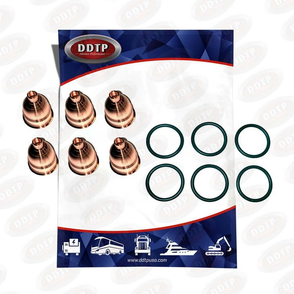 Injector Hole & Seal Kit for Detroit Diesel S60 12.7L Engine (23501580 Set of 6)