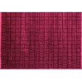 thumbnail image 1 of Ahgly Company Indoor Rectangle Abstract Pink Modern Area Rugs, 2' x 5', 1 of 4