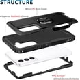 thumbnail image 2 of Étui Hybride Robuste en TPU Armor Compatible Samsung Galaxy S23/s23 Plus/s23 Ultra avec Support Anneau, 2 of 3