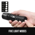 thumbnail image 4 of GORILLA GRIP LED Tactical Flashlight, 750 FT High Lumens 5 Adjustable Modes, Water Resistant, Black, 4 of 8