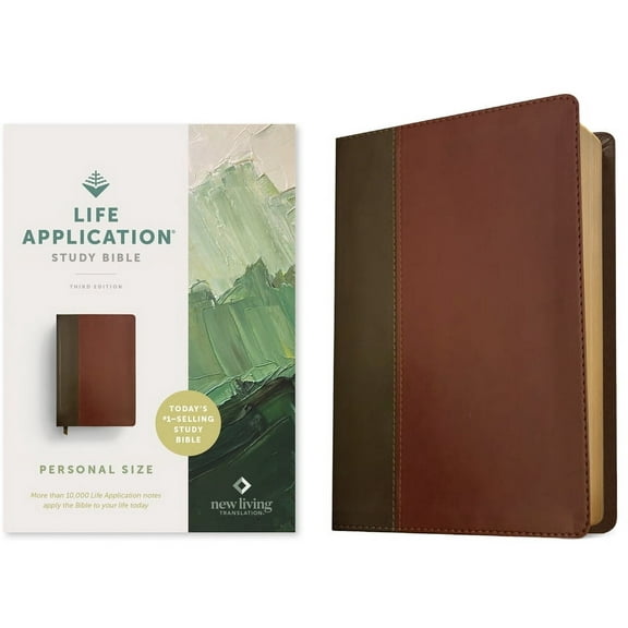 NLT Life Application Study Bible, Third Edition, Personal Size (Leatherlike, Brown/Mahogany, Red Letter), (Hardcover)