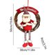 thumbnail image 3 of Christmas Wreath Christmas Decoration Scene Placement Red Hanging Door Wreath Dress Up Home Holiday Window Props Conform To Christmas Theme, 3 of 5