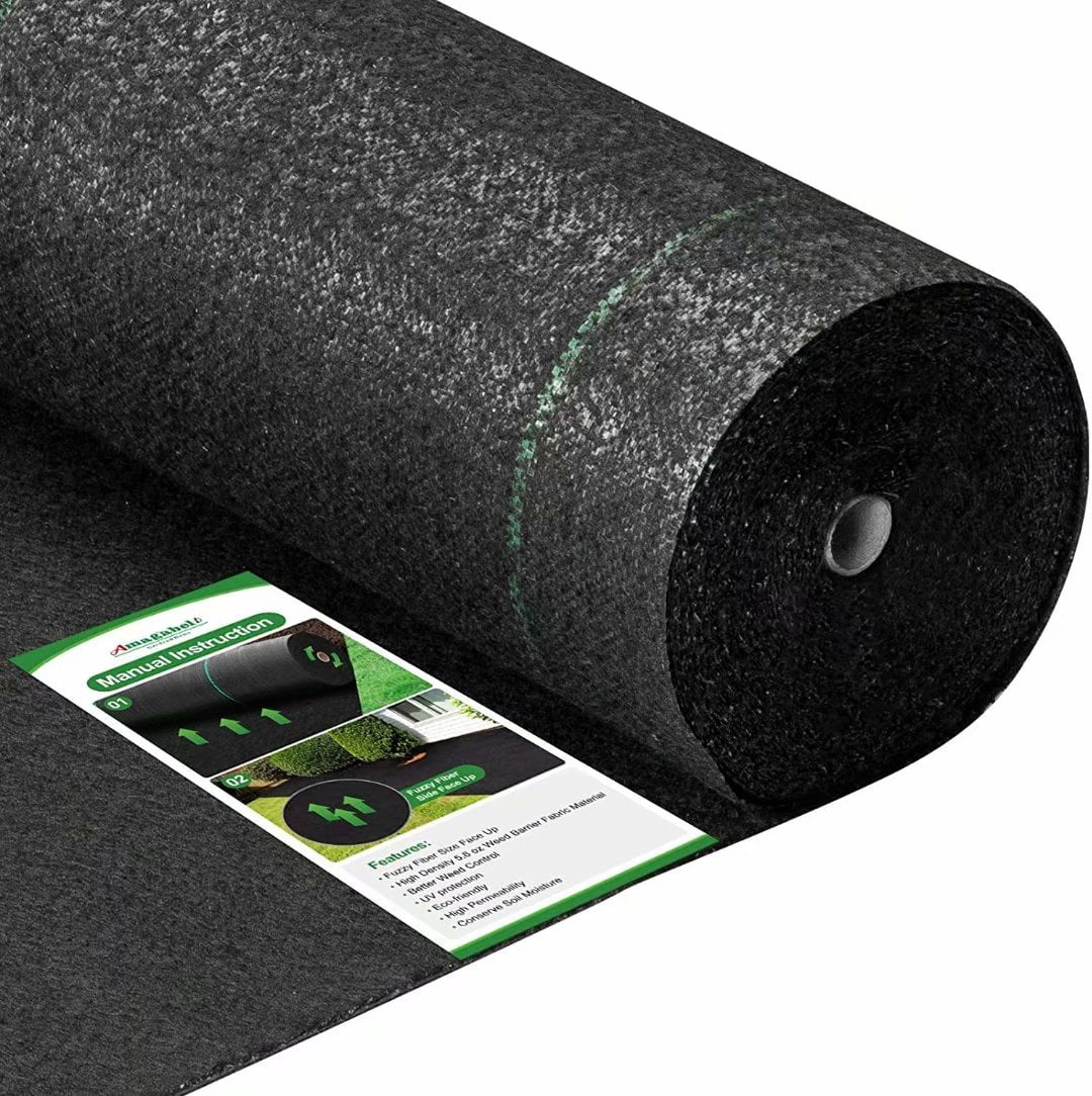 5.8oz 3ft x 100ft Weed Barrier Landscape Fabric Heavy Duty Ground Cover