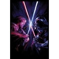 thumbnail image 2 of Boy's Star Wars: Obi-Wan Kenobi Vader vs Kenobi Artistic Lightsaber Duel  Pull Over Hoodie Black Large, 2 of 4
