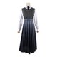 thumbnail image 3 of Vestido de mujer Traje Juego de rol Ropa Miércoles Traje gris para niñas (150) Likrtyny Para estrenar, 3 of 8