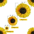 thumbnail image 5 of Ukeler 122pcs Artificial Sunflower Heads 5.1'' 3.5'' 1.5'' Yellow Sunflower Artificial Flowers for Home Decoration, Wedding Decor, Birthday Party Decor, Garden Craft Art Decor, Decoration, 5 of 9