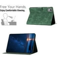 thumbnail image 4 of for Lenovo Tab M11 11" 2024 Folio Flip Case, Embossed PU Leather Case with Smart Auto Wake / Sleep & Adjustable Stand (3 Anti-Slip Strips) with Card Slots, Green, 4 of 5