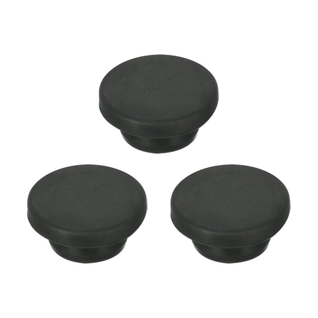Uxcell 3pcs Tapones de Silicona en Forma de T 26mm 1 pulgada Diámetro Tapón de Agujero Sello Cubierta Redonda Tapón de Goma