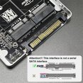thumbnail image 3 of Peggybuy M.2 SSD To U.2 Adapter Card M.2 NVMe SATA-Bus NGFF SSD To PCI-e U.2 Adapter, 3 of 9
