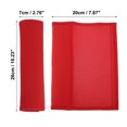 thumbnail image 5 of Motoforti 2 Pcs Flannel Car Shoulder Seatbelt Pad Covers Universal Red 26x7cm, 5 of 7