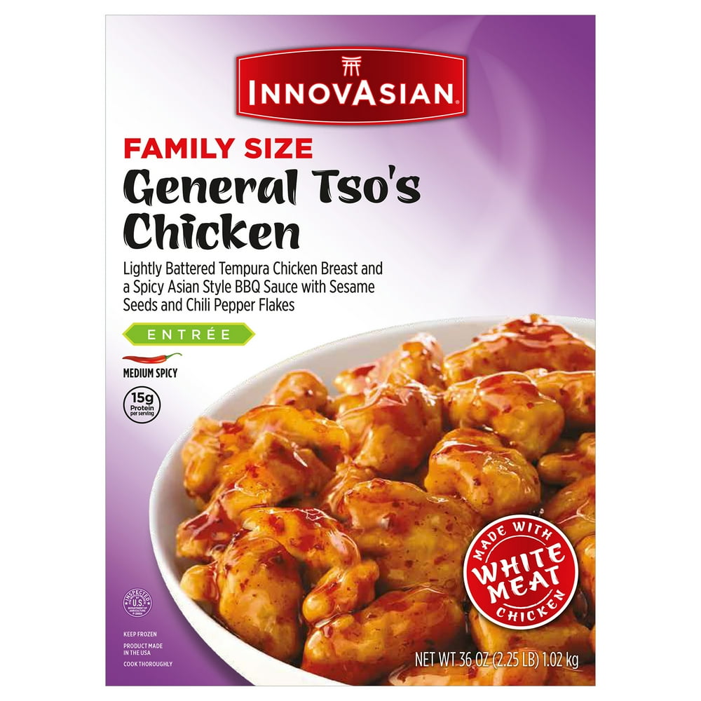 InnovAsian General Tso's Chicken Frozen Asian Meal, 36 oz
