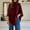 Red, variant on Women's Dolman Sleeve Poncho Top Crochet Knitted Loose Fit Pullover Sweater Fashion Women's Sweater (Black L)