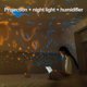 thumbnail image 5 of Humidificador de aire Rociador Aroma Difusor de aceite esencial Fabricante de vapor Proyección estrellada Luz nocturna, Blanco Kearding HA008450-01, 5 of 6