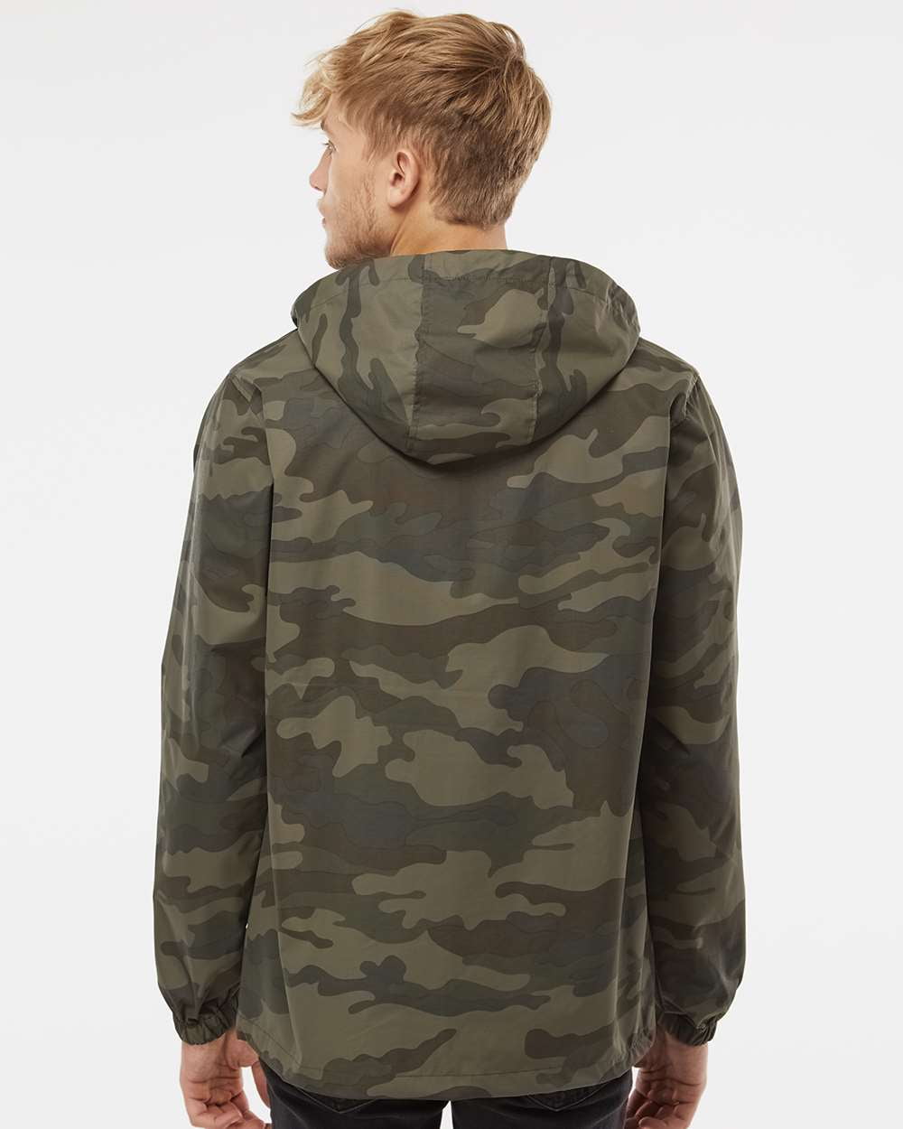 Independent Trading Co. Men's Water Resistant Anorak Jacket Independent Trading Co. Men's Water Resistant Anorak Jacket