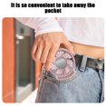 thumbnail image 5 of Needhep Small Pocket Fan,Hand Fan, Remote Fans for Bedroom, Personal Cooling Fan, Mini Rechargeable Fan (Pink), 5 of 7