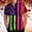 Multicolor, variant on T Shirts for Man,Men's Casual Shirt Short Sleeve Festival Of Carnival Shirt Summer Shirts Button Up Shirt Purple M