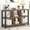 Oak, variant on FOLUBAN 6 Cube Storage Organizer with Shelf,  Horizontal Bookshelf, Low Cubby Bookcase for Living Room Bedroom, 47 Inch Oak
