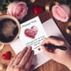 thumbnail image 1 of Tarjeta de bolsillo con bendiciones motivacionales de corazón brillante | Tarjeta de felicitación inspiradora con espacio para mensajes | Regalo de cumpleaños para amigos y familiares, 1 of 6