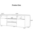 LED TV Stand for 65/75 inch TV Modern Television Table Center Media