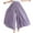Purple, variant on Women Casual Culottes Elastic High Waist Solid Color Wide Leg Pants Oversized Skirt Pants Streetwear