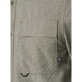 thumbnail image 4 of Bass & Co. Men's and Big Men's Easy Travel Shirt with Long Sleeves, Sizes S-3XL, 4 of 5