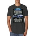thumbnail image 1 of Ford Truck Parking Only Sign Gift for Owners of Ford Trucks | Mens Cars and Trucks Premium Tri Blend T-Shirt, Vintage Black, Large, 1 of 3