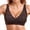 Leopard Coffee, variant on Women's Wireless Deep V Seamless Bra, Comfort Push Up Plunge Bralette, Sizes S-3XL