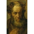 thumbnail image 2 of Théodore Géricault 11x14 Black Ornate Wood Framed Double Matted Museum Art Print Titled: Portrait of Old Man, 2 of 5