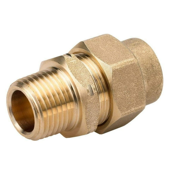 Adaptador macho HOME-FLEX de 1/2 pulgada CSST, latón
