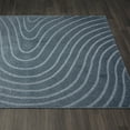 thumbnail image 2 of Luxe Weavers Modern Geometric Wave Blue 9x12 Area Rug, Stain Resistant Carpet, 2 of 8