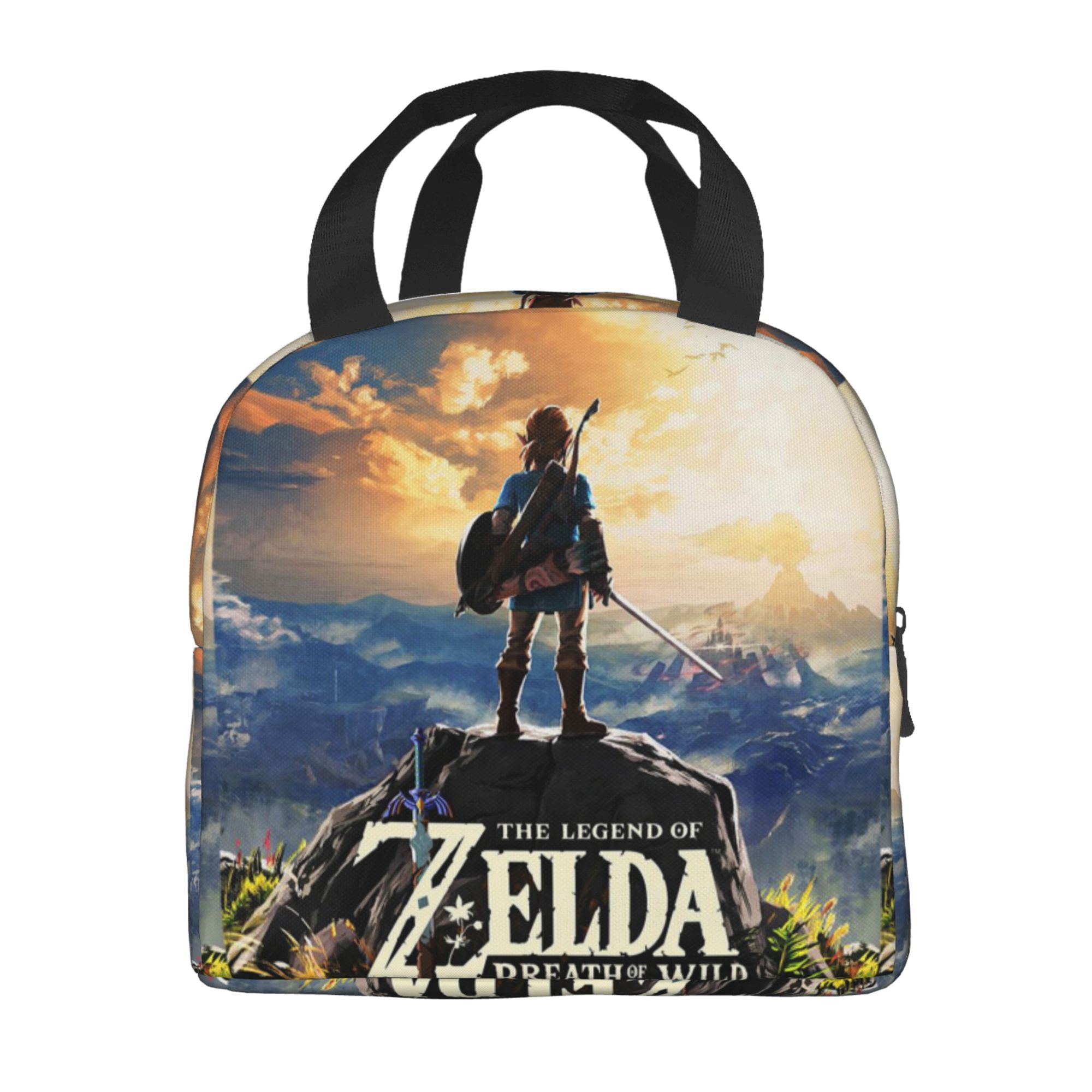 The Legend of Zelda Lunch Bag Tote Bag Insulated Lunch Box Picnic Beach Fishing Work