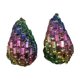 thumbnail image 4 of Pendientes Pendientes geométricos Diseño de coma Pendientes en forma de gota Joyas para el oído para el club Colores del, 4 of 8