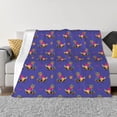 thumbnail image 1 of Saiise Labrador Retriever Imprimé Chien Couverture Réversible Super Douce, Literie en Flanelle de Coton pour Canapé, Confortable et Idéale comme Cadeaux de Noël-80"x60 Pouces, 1 of 6