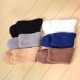thumbnail image 6 of ROSENICE 3Pairs Warm Fluffy Coral Fleece Sleeping Sock for Men Sports, 6 of 8