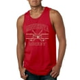 thumbnail image 1 of Wild Bobby City of Minnesota Hockey Fantasy Fan Sports Men's Tank Top, Red, XX-Large, 1 of 5