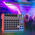 thumbnail image 4 of Console de Mixage, Console Audio 48v Dj Réseau Alimentation Bt/usb/mp3 Console Portable 8 Canaux Dj Réseau Bt/usb/mp3 Dj Simbae Console Usb Iuppa, 4 of 6