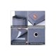 thumbnail image 5 of Bolsa de fieltro para cama, organizador para cama, sofá, bolsa de almacenamiento para colgar junto a la cama, para botellas, revistas, control remoto, teléfono, tabletas y libros esquí esquí Gafas de esquí, 5 of 5