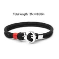 thumbnail image 4 of Minnieouse trenzada Brazalete tejido estético Aniversario Cumpleaños Novio Joyería Regalo personalizado Negro Type3 NO3, 4 of 6