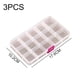 thumbnail image 2 of Caja de plástico para joyas, paquete de 3, organizador de almacenamiento con divisores ajustables, contenedor de compartimentos de plástico para abalorios, bisutería y artículos de artesanía, 2 of 5