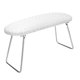 thumbnail image 4 of Almohada de mano para decoración de uñas, soporte de mano plegable para manicura, soporte para muñecas, cojín de descanso para uñas, color blanco, 4 of 15