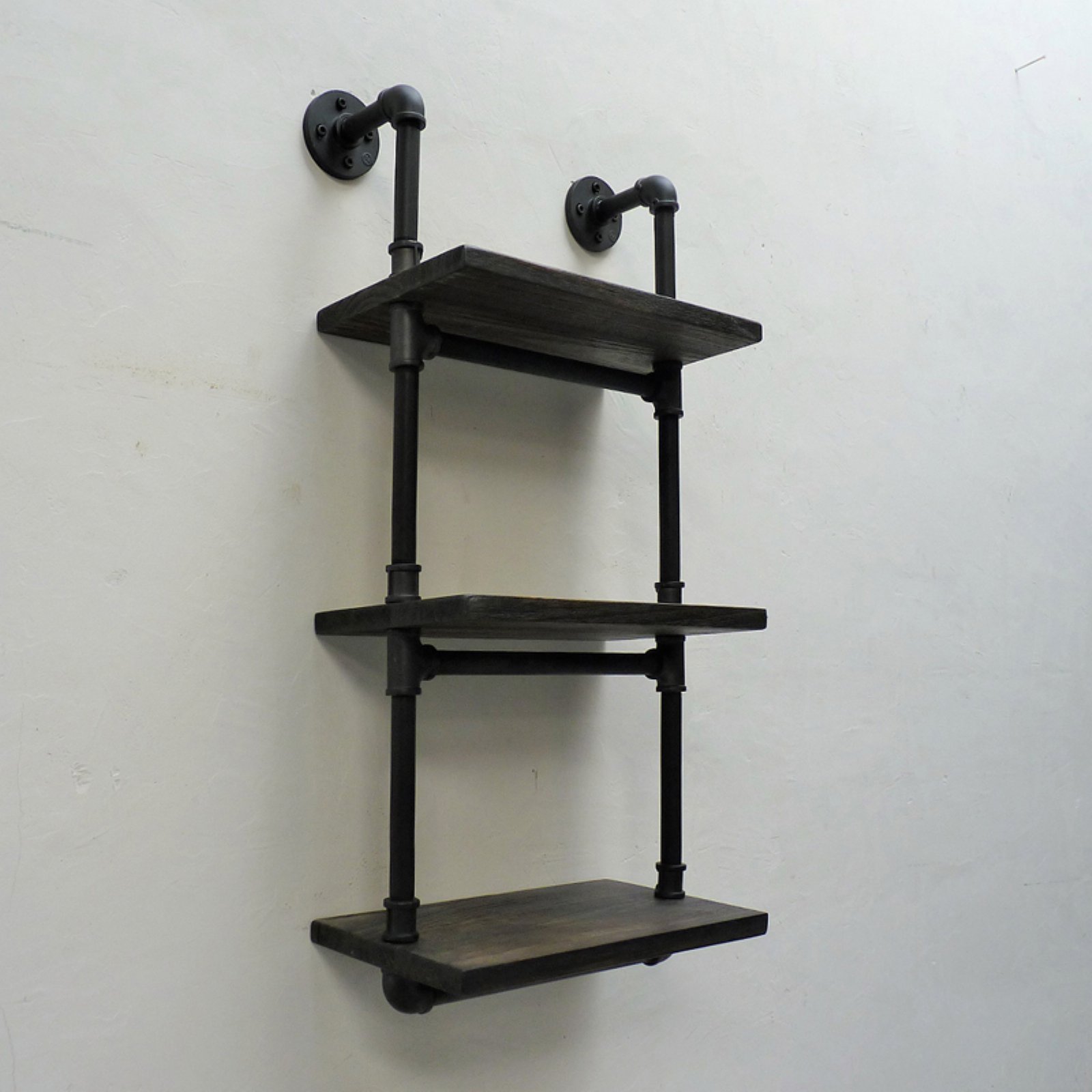 Furniture Pipeline Juneau Industrial Wall Mounted Etagere Shelf