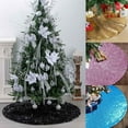 thumbnail image 6 of Christmas Tree Skirt Decoration Pad, Thick Fluffy Tree Floor Mat Rug for Xmas Holiday Home Events, Artificial Christmas Tree Dress Skirt, 6 of 8