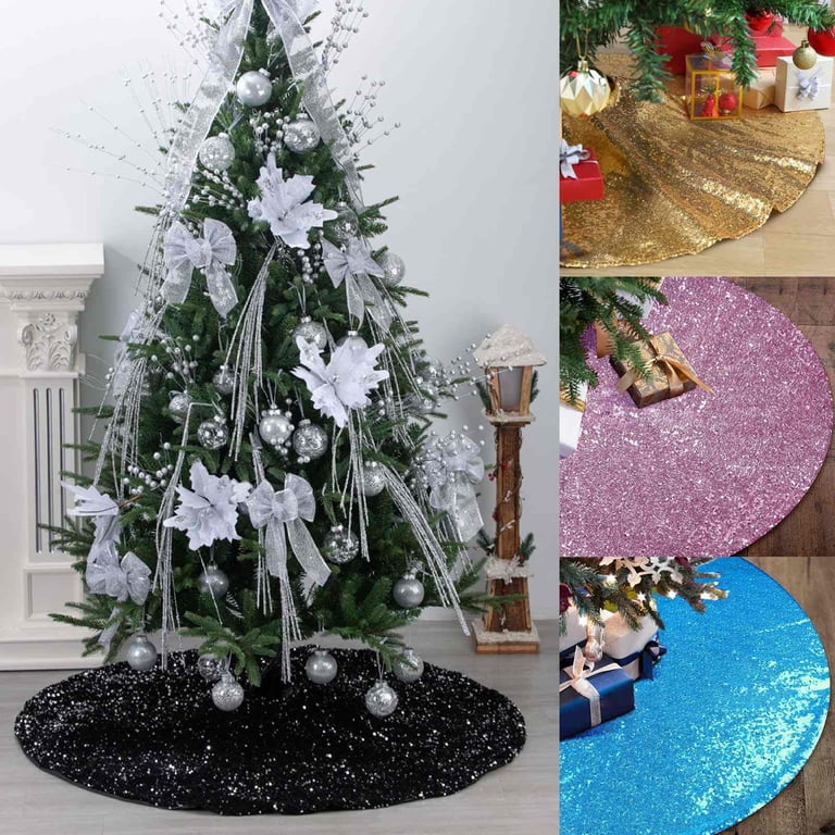 Godom Christmas Tree Dress Sparkles And Gives Off Beautiful Light Colorful  Christmas Sequined Tree Dress Christmas Decorations 24inch - Walmart.com