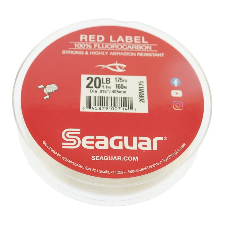 Seaguar Red Label Fluorocarbon Fishing Line 200 Yards — Discount