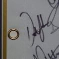 thumbnail image 3 of Rickie Fowler, Dustin Johnson, Brooks Koepka, Bryson DeChambeau plus 34 golfers Autographed TPC The Players Championship Deluxe Framed Pin Flag - JSA Letter, 3 of 6