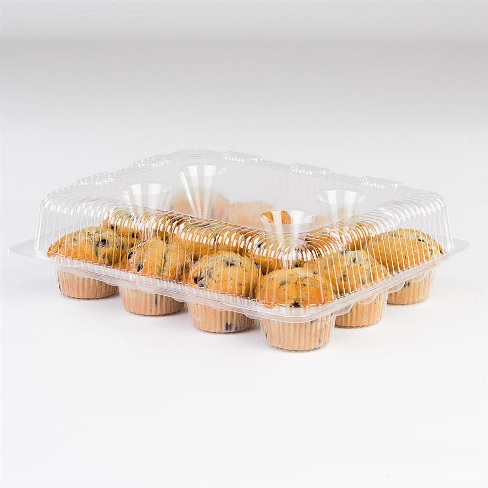 1 Dozen Cupcake Container (12 Compartment), 100 Count