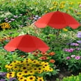 thumbnail image 5 of Plant Umbrella Large 26 Inch Garden Parasol, 1 Pack Adjustable Height Scalloped Edge with H-Stake UV50+ Shade Sun & Rain Protection Umbrella for Outdoor Potted Plants & Flower Beds, 5 of 5