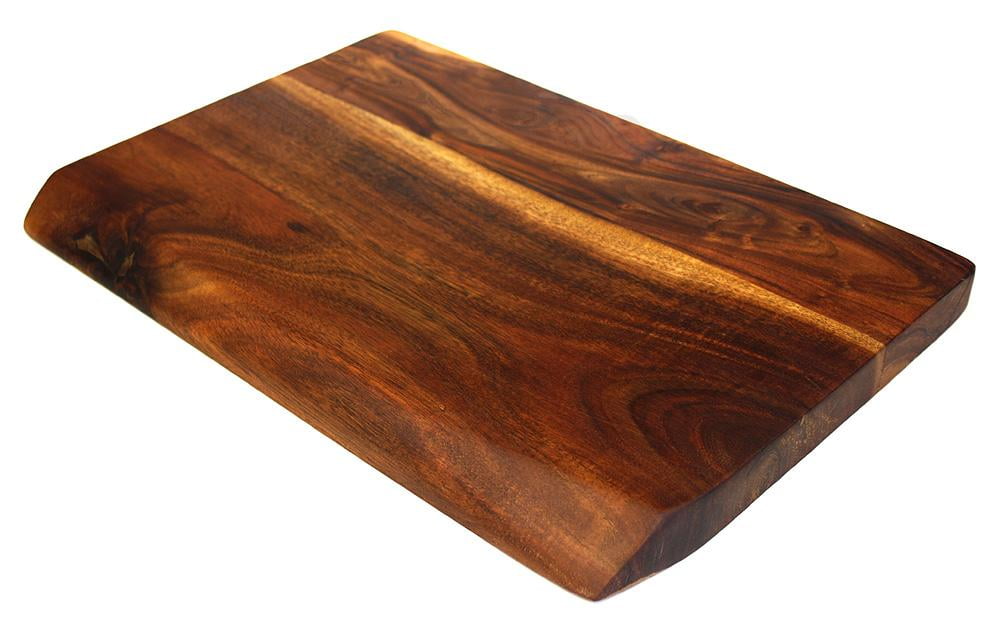 Photo 1 of **STOCK PHOTO JUST FOR REFERENCE**
Mountain Woods Brown Hand Crafted LIVE EDGE Cutting Board/Serving Tray made w/ Solid Acacia Hard Wood - 18